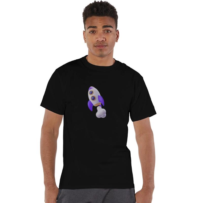 Purple Space Rocket