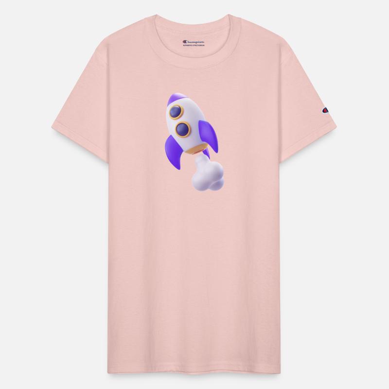Purple Space Rocket