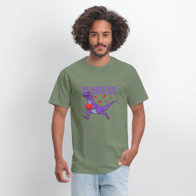 Purple Up Military Child Raptor Dinosaur Boys