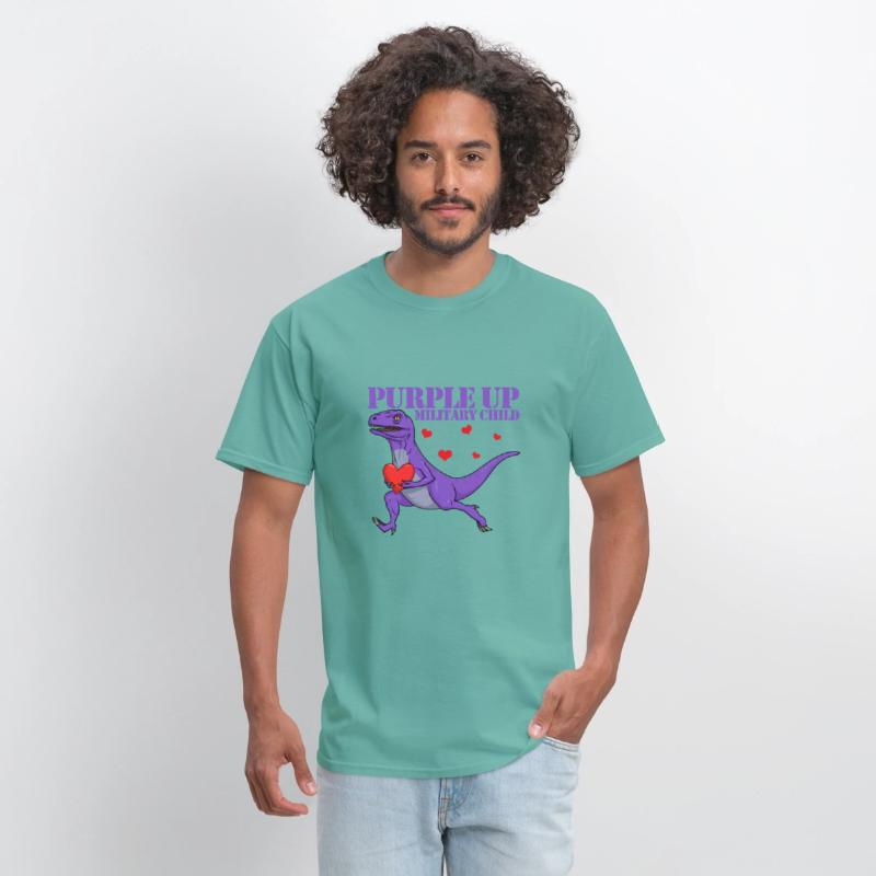 Purple Up Military Child Raptor Dinosaur Boys