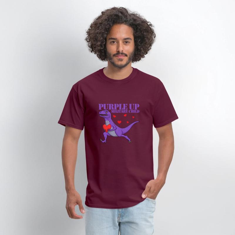 Purple Up Military Child Raptor Dinosaur Boys