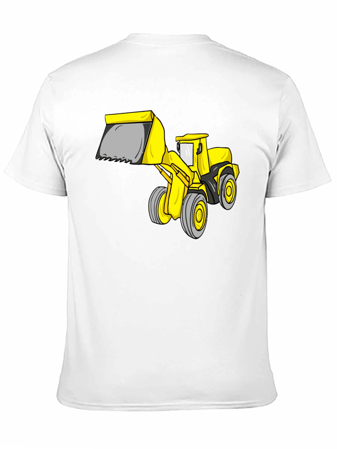 Bulldozer Graphic Tee - Black Cotton T-Shirt