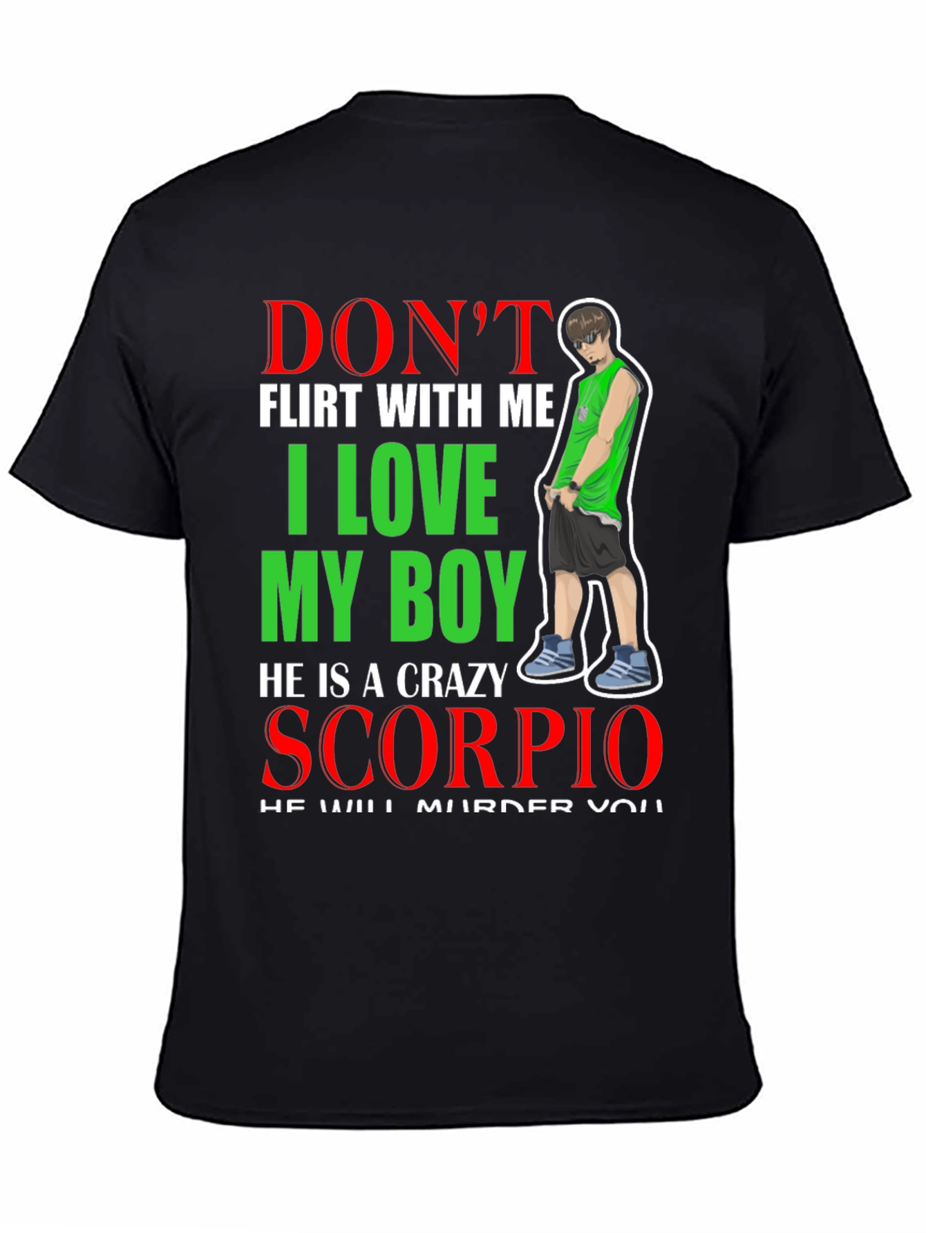 Dont Flirt With Me I Love My Boy T-Shirt