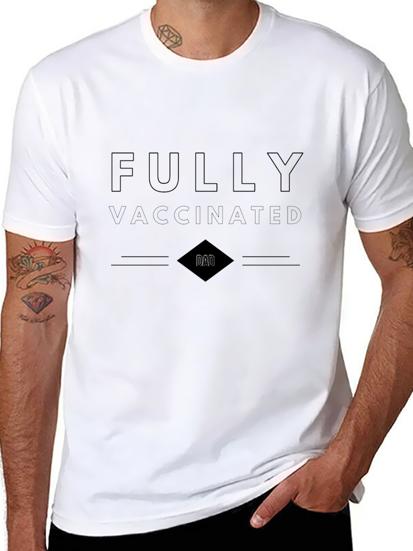Fully Vaccinated Dad T-Shirt
