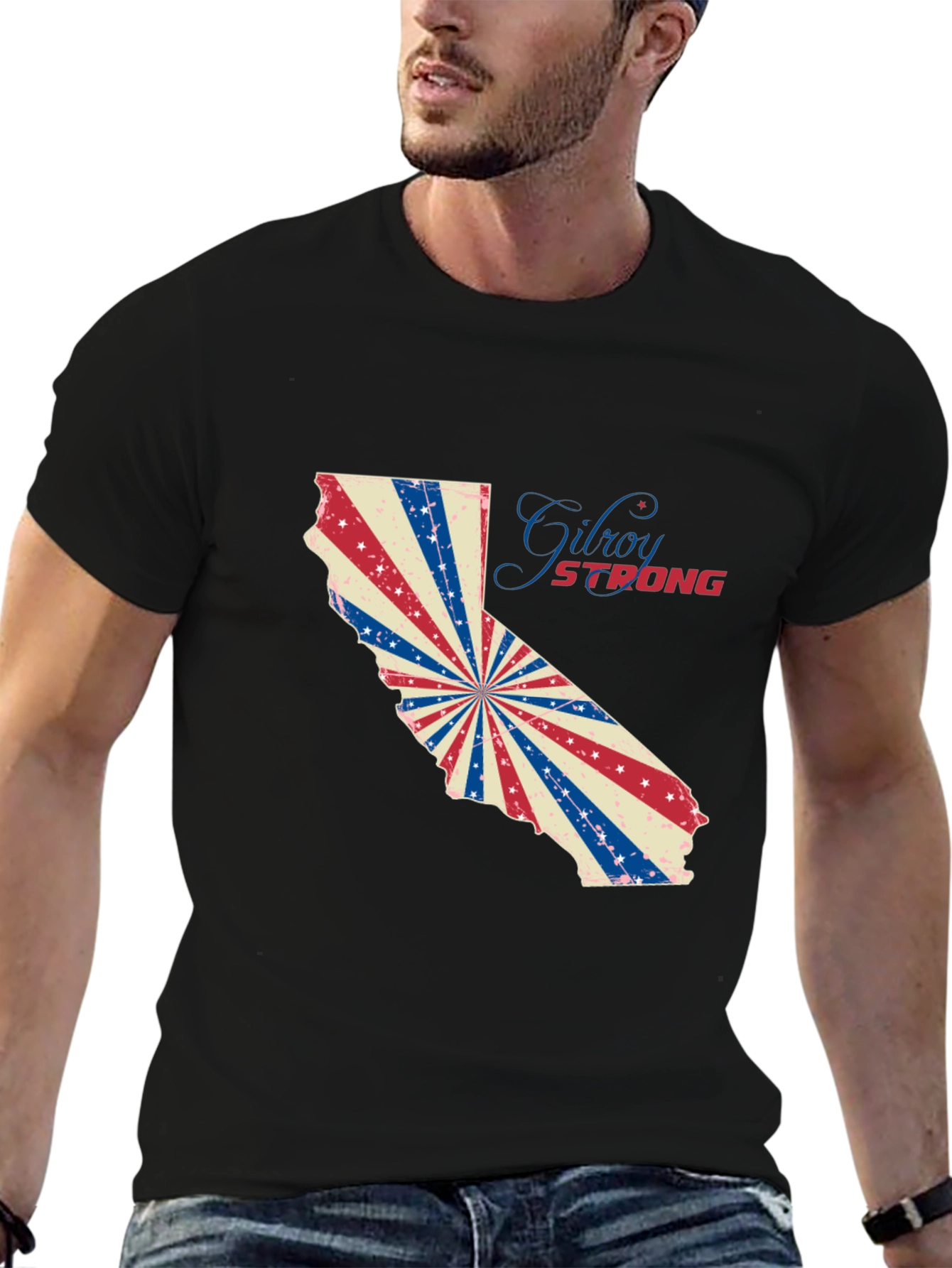 Gilroy Strong California Graphic T-Shirt