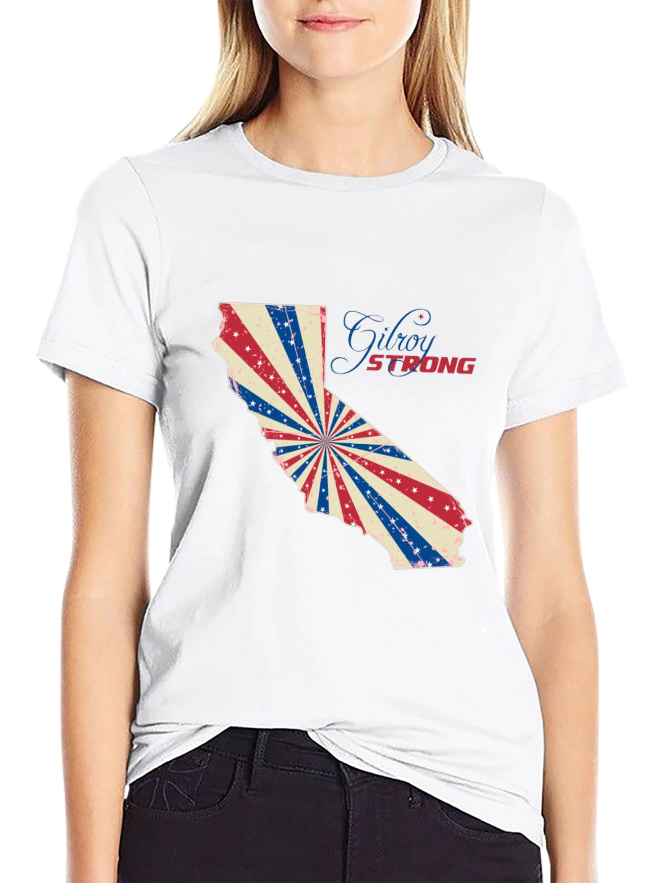 Gilroy Strong California Graphic T-Shirt