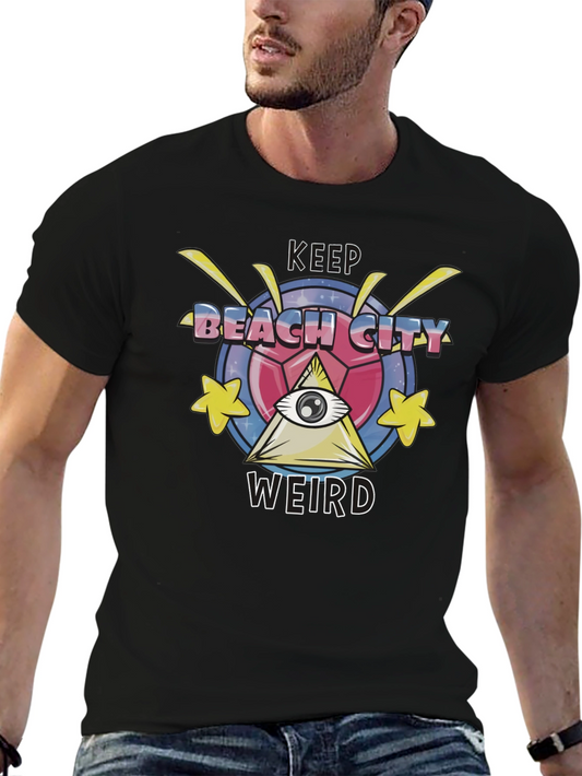 Keep Beach City Weird Graphic T-Shirt