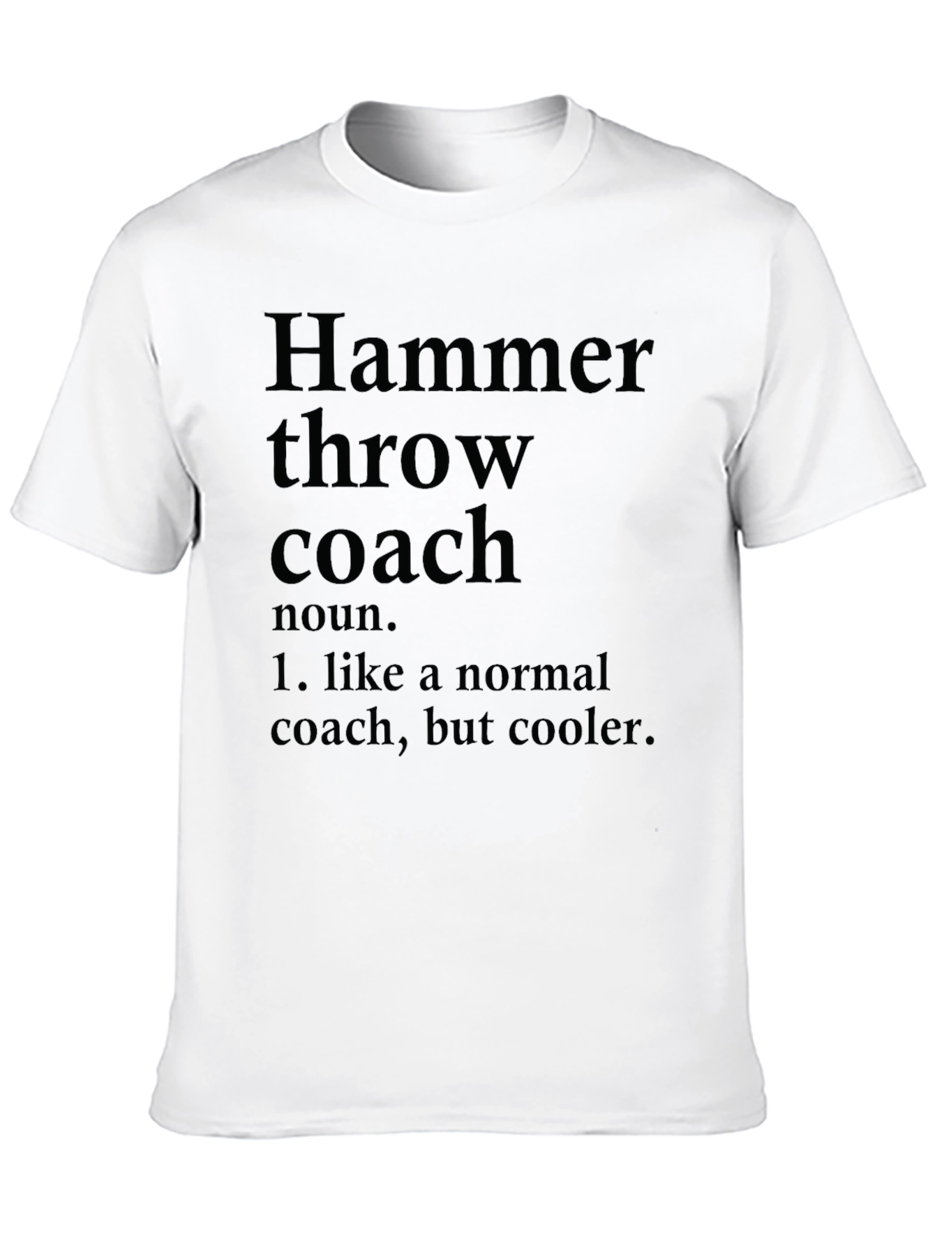 Hammer Throw Coach Definition Graphic T-Shirt