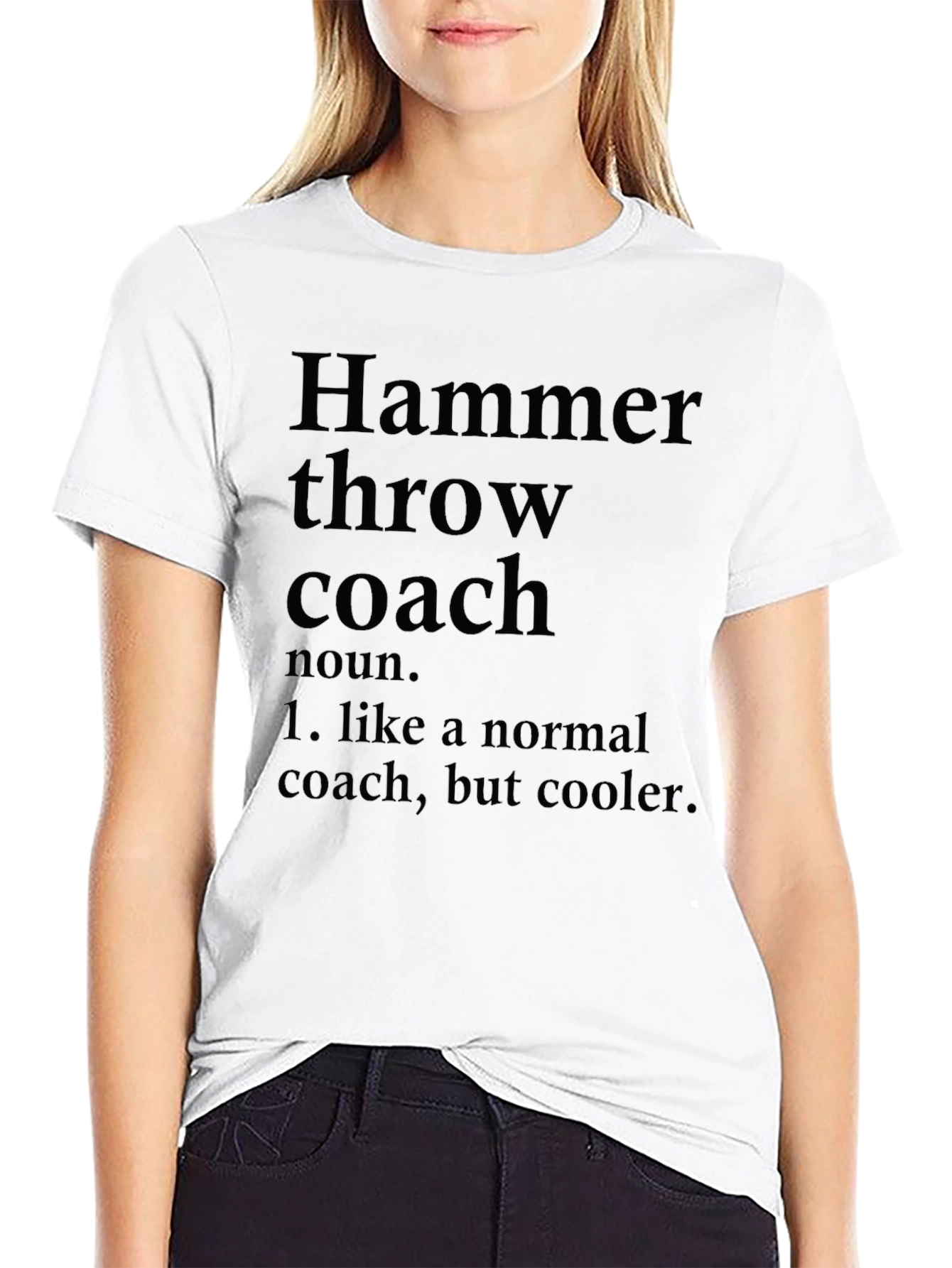 Hammer Throw Coach Definition Graphic T-Shirt