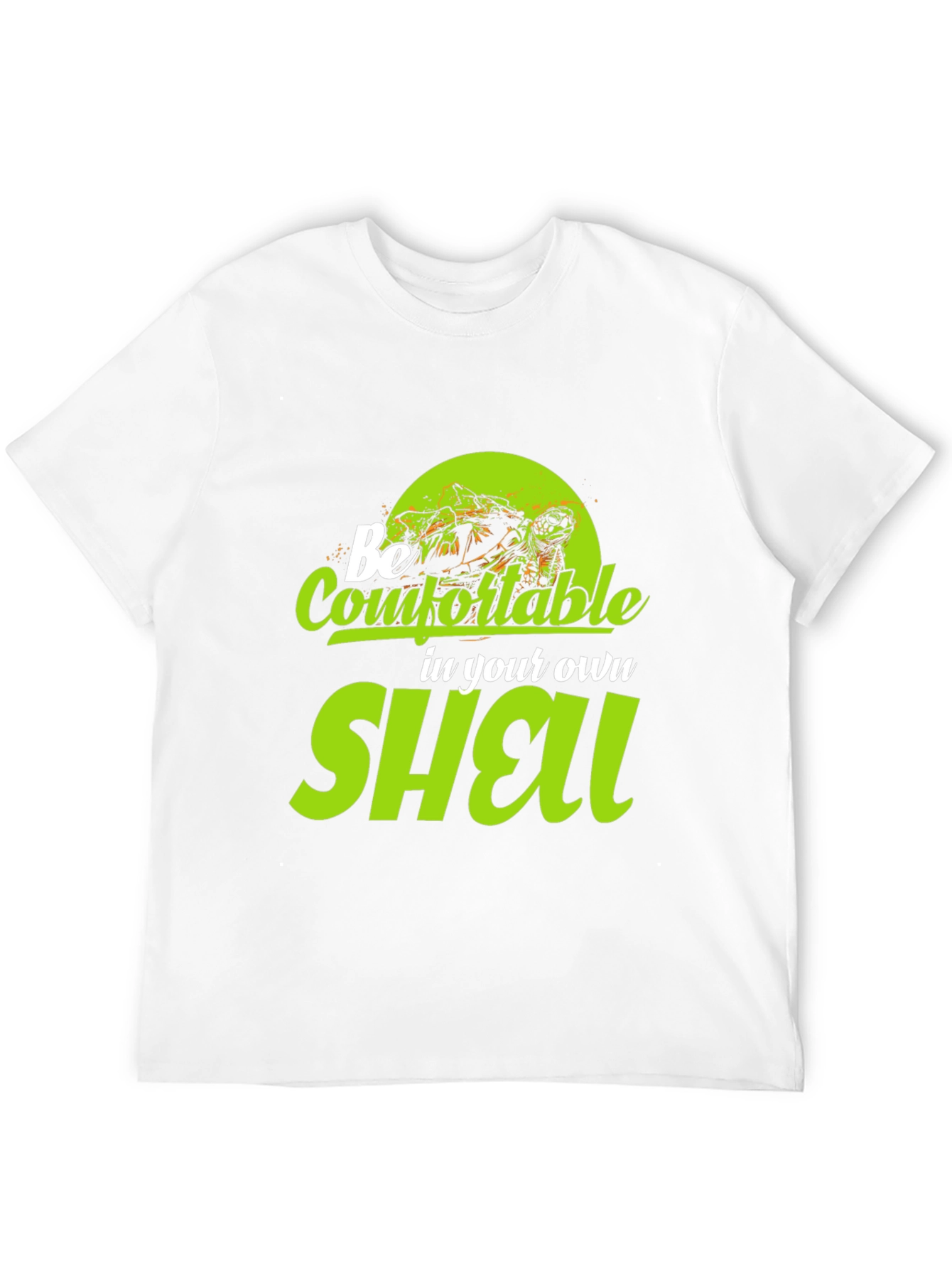 Be Comfortable in Your Own Shell Black T-Shirt