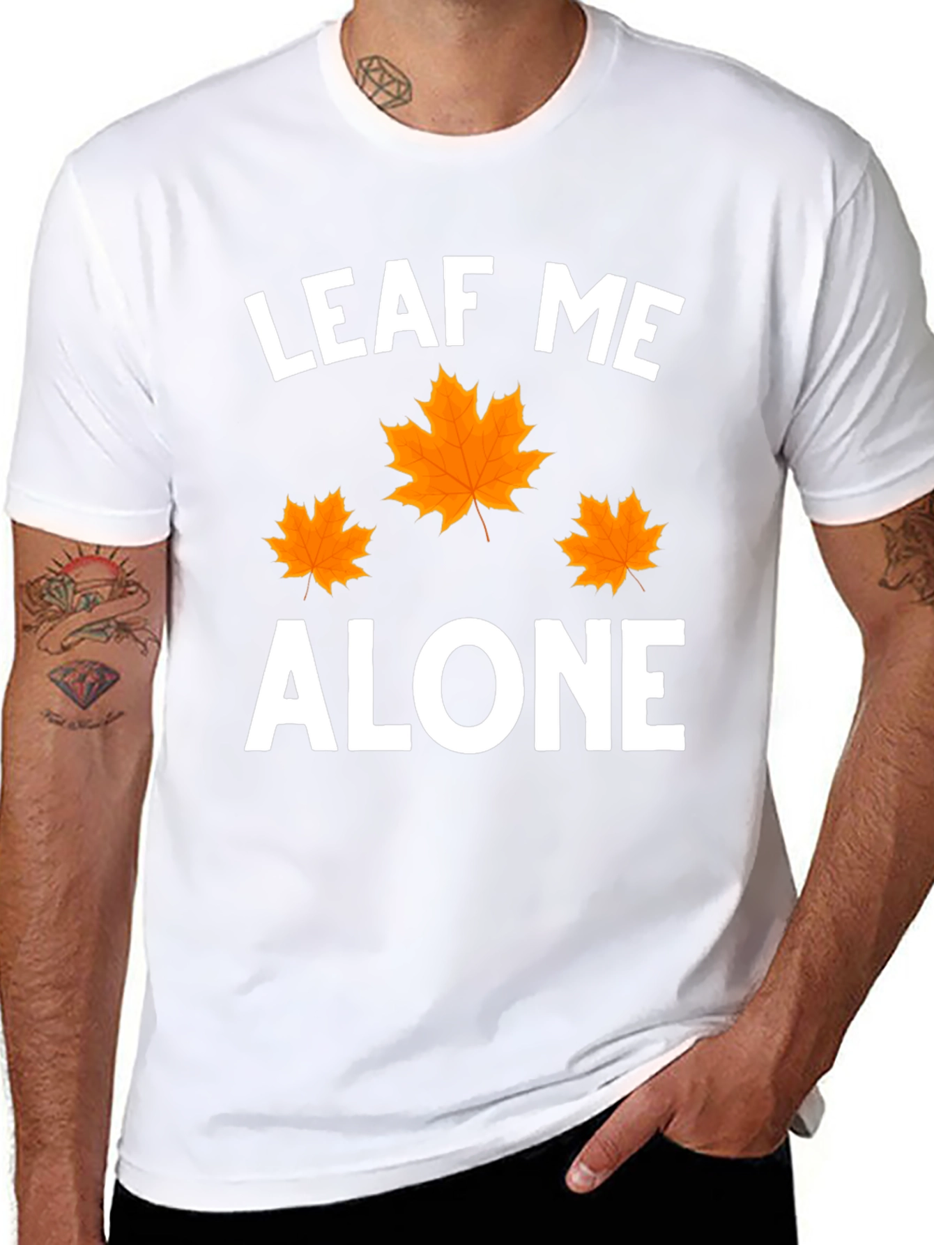 Leaf Me Alone Graphic T-Shirt