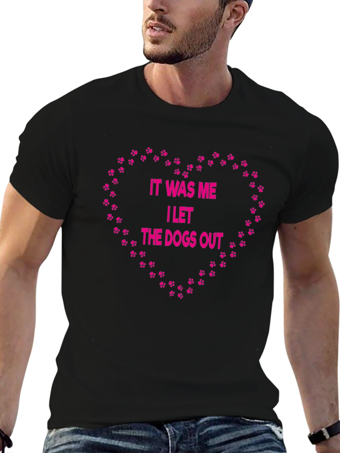 Funny Dog Lover T-Shirt: I Let The Dogs Out