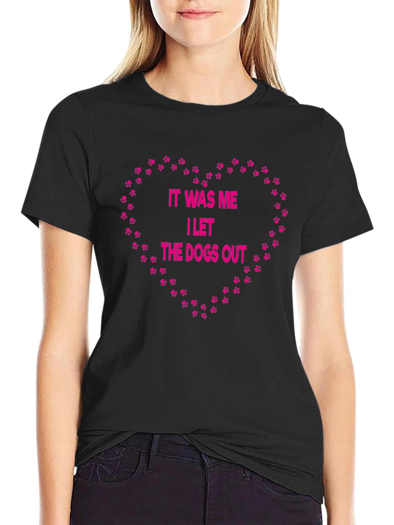 Funny Dog Lover T-Shirt: I Let The Dogs Out