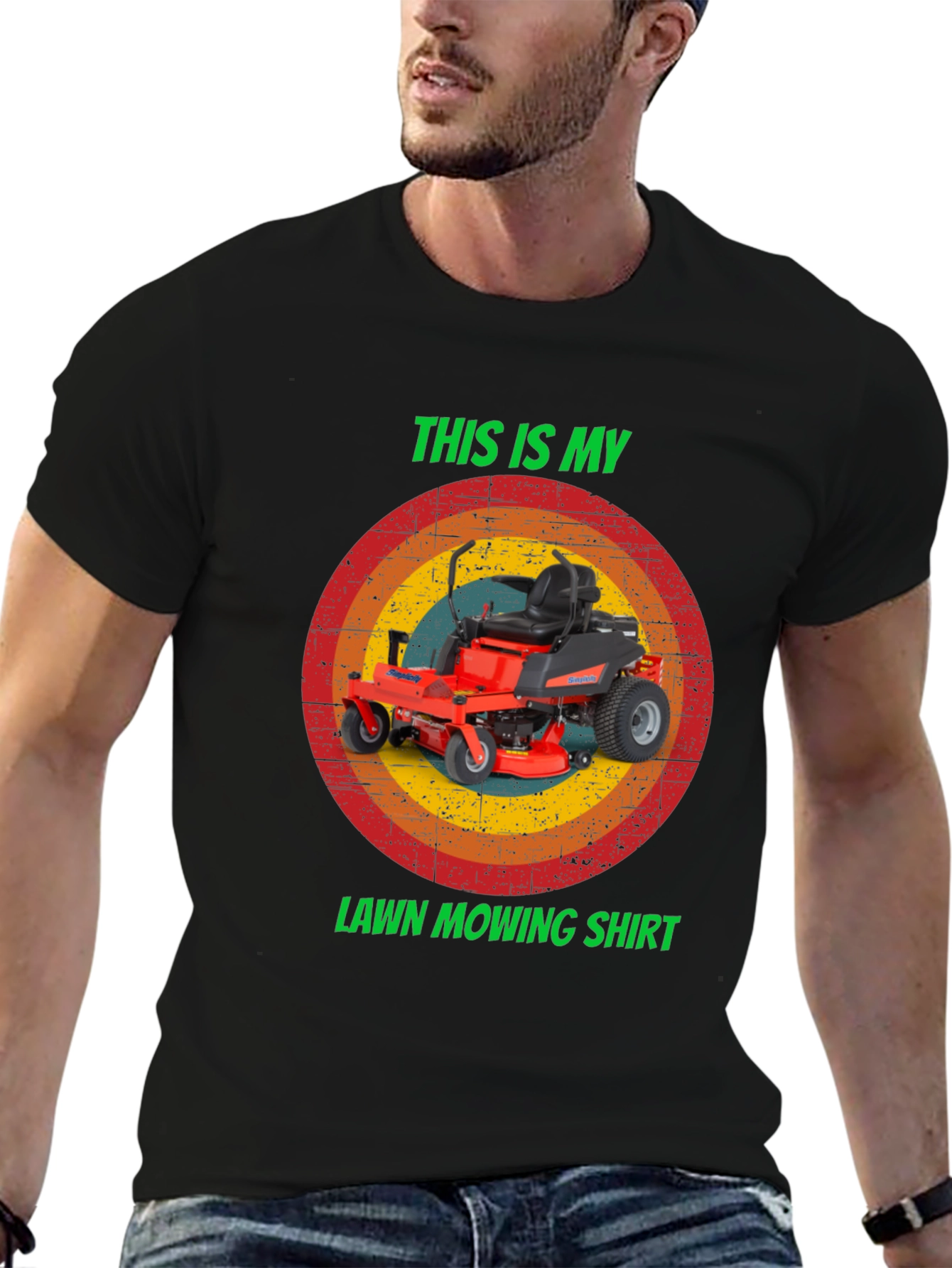 Lawn Mowing Shirt - Funny Graphic Tee