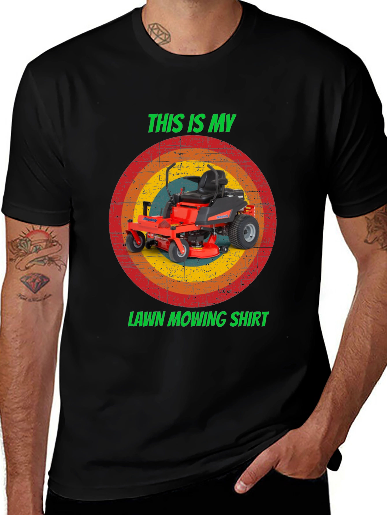 Lawn Mowing Shirt - Funny Graphic Tee