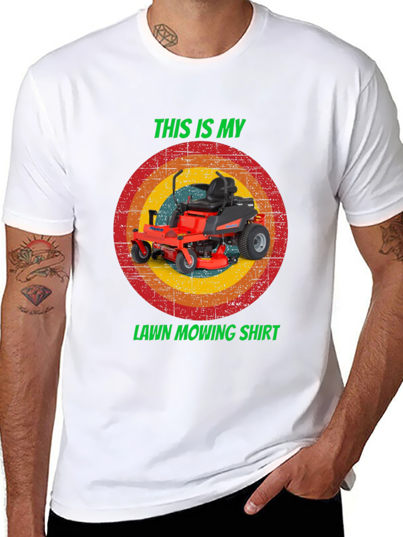 Lawn Mowing Shirt - Funny Graphic Tee