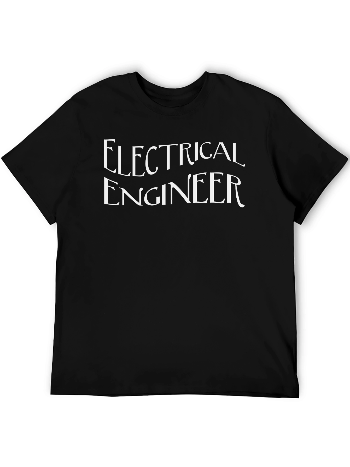 Electrical Engineer Graphic T-Shirt - Black Cotton Tee