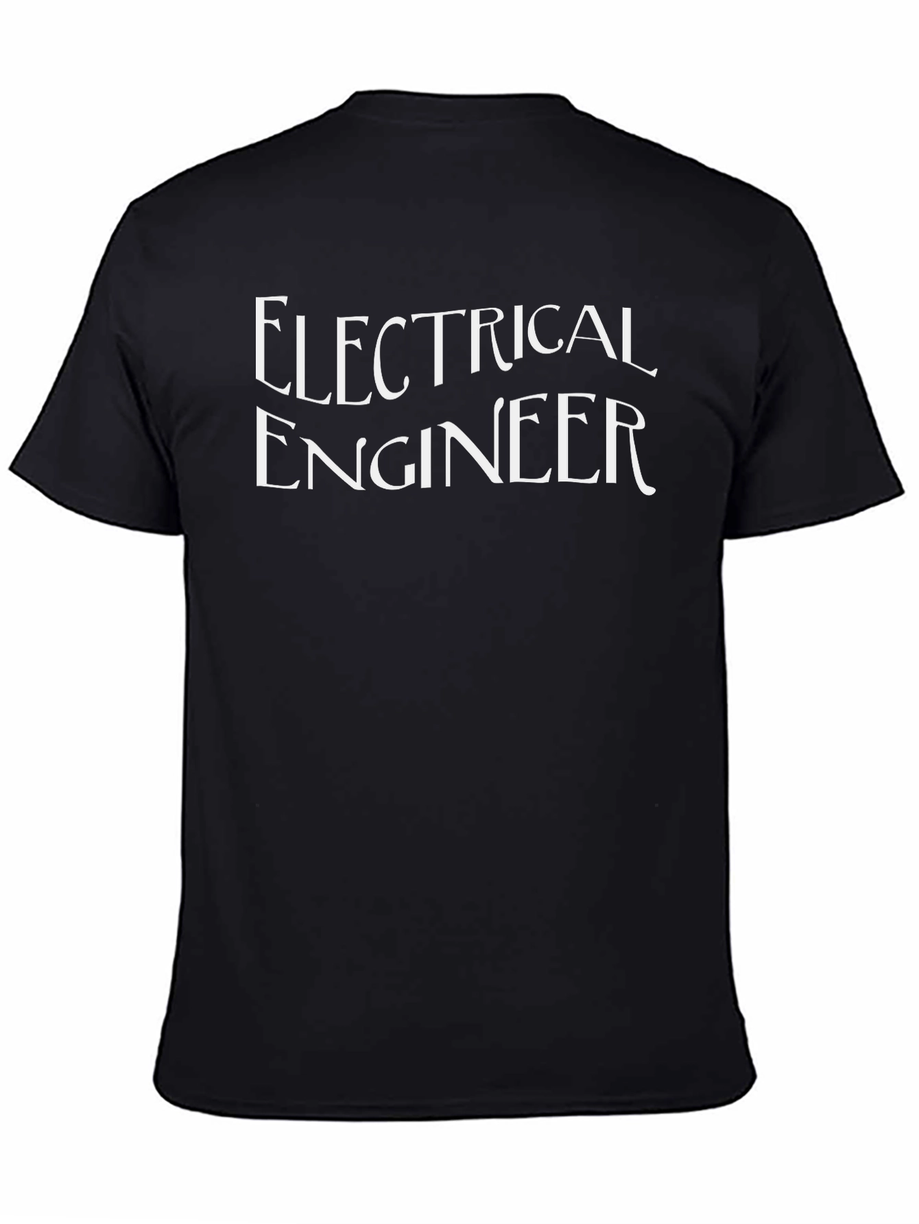 Electrical Engineer Graphic T-Shirt - Black Cotton Tee