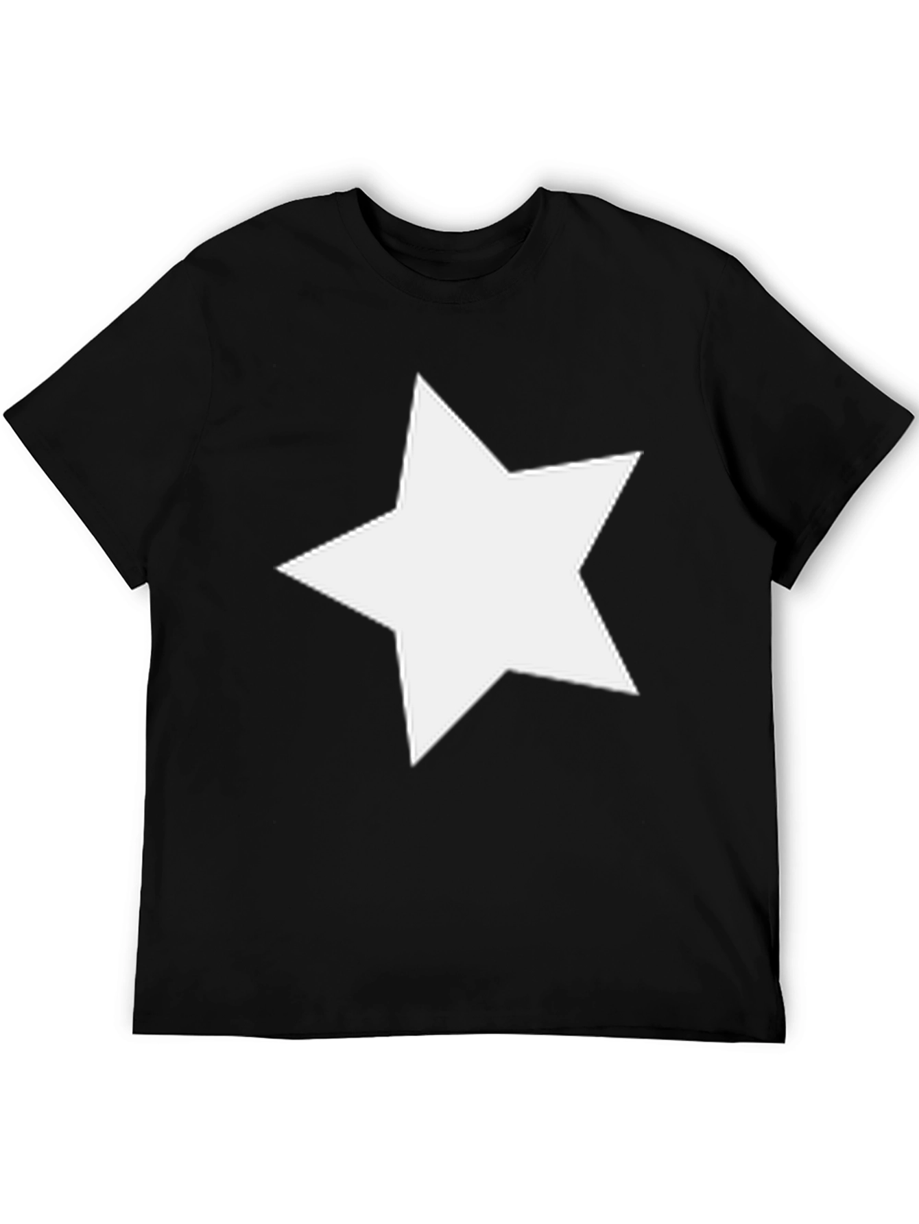 Star Graphic Black T-Shirt - Casual Style