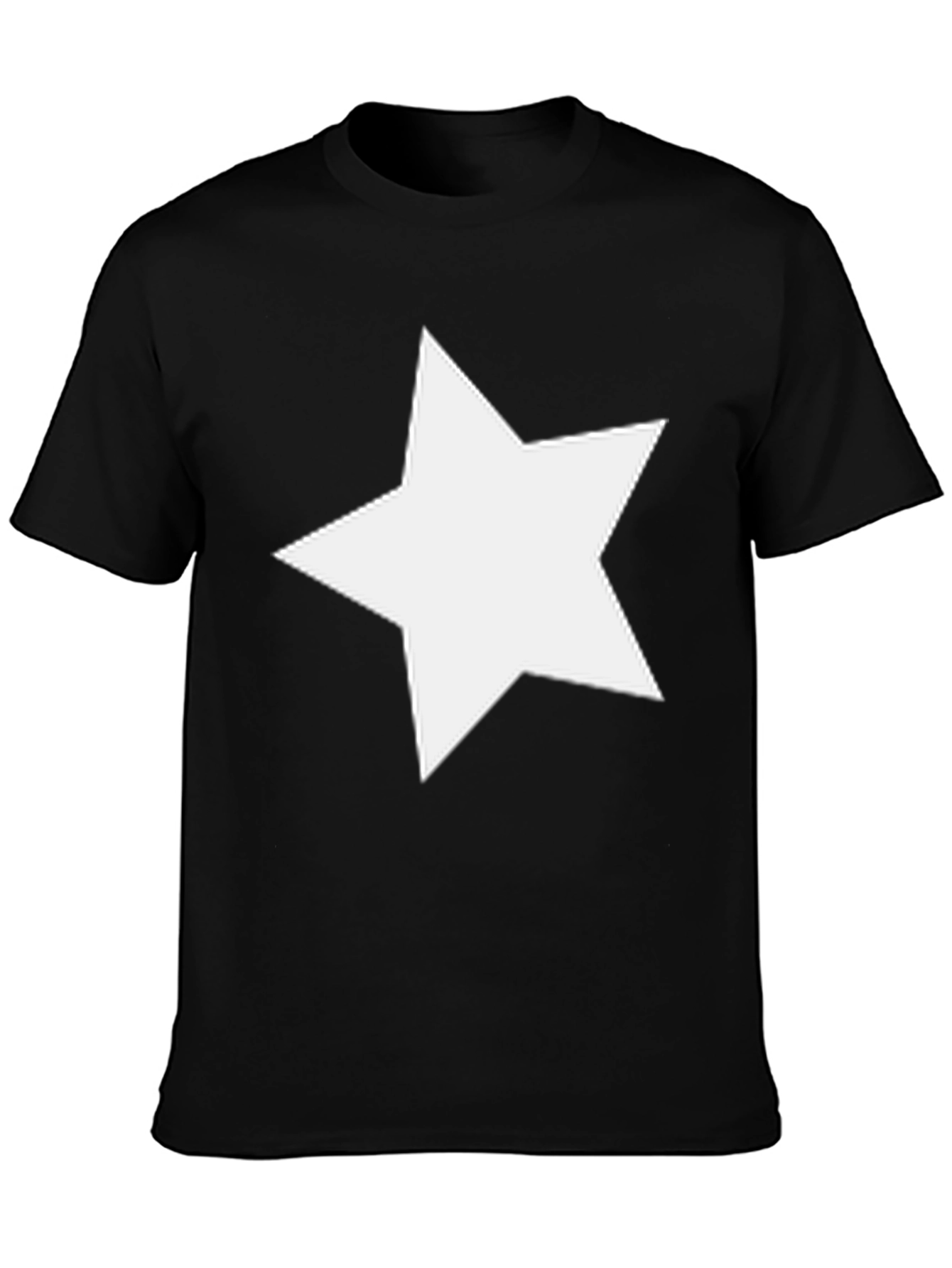 Star Graphic Black T-Shirt - Casual Style