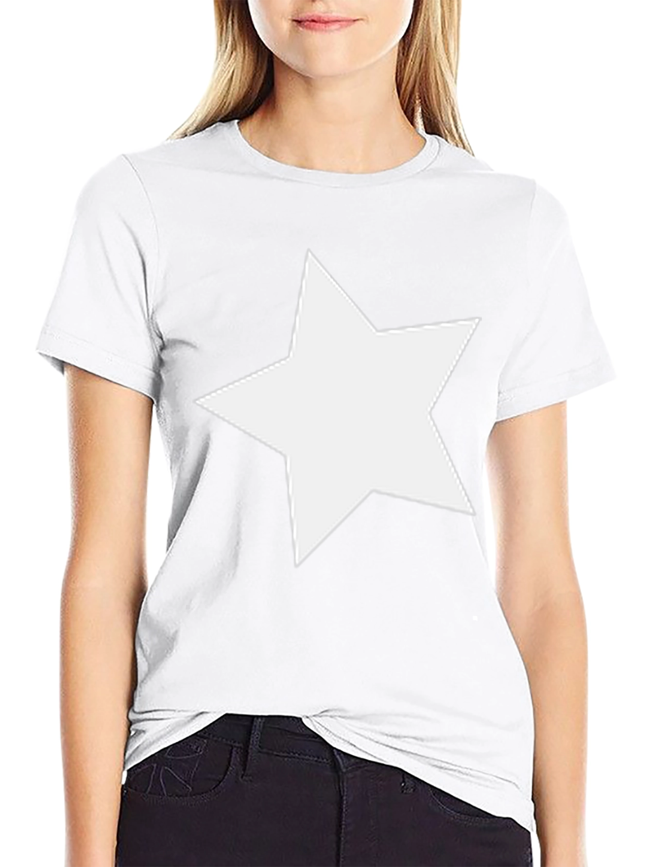 Star Graphic Black T-Shirt - Casual Style