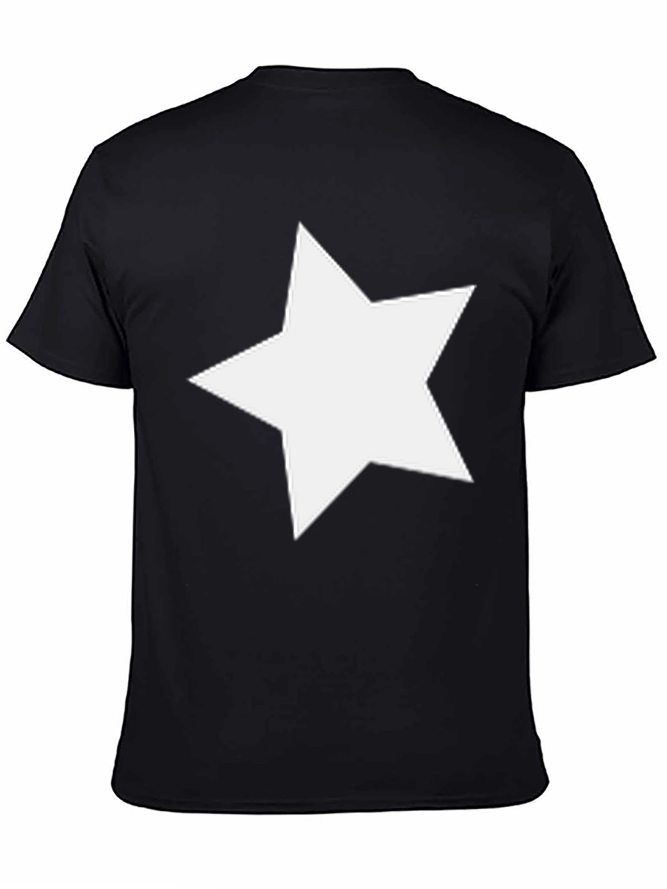 Star Graphic Black T-Shirt - Casual Style
