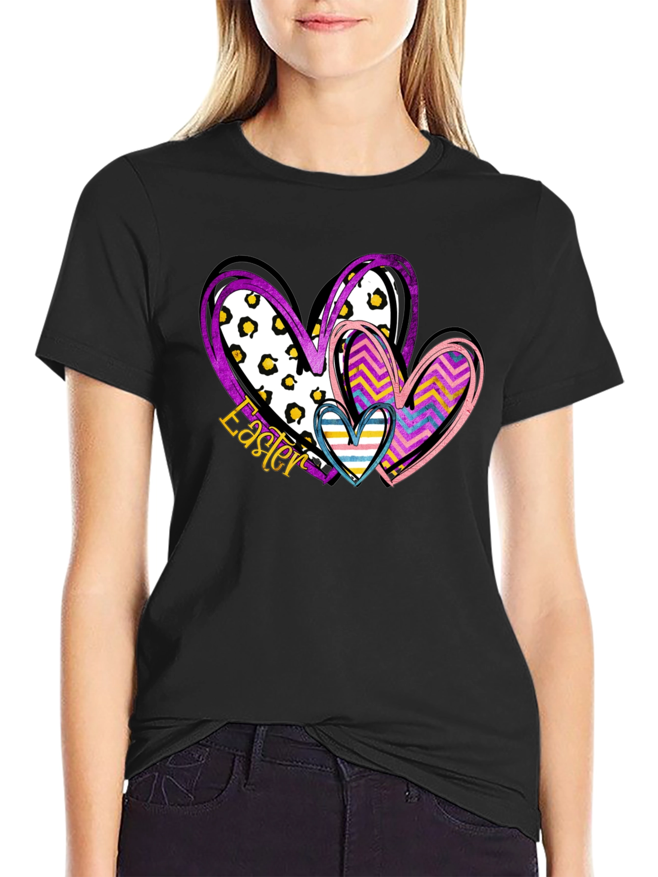 Easter Hearts Graphic Tee