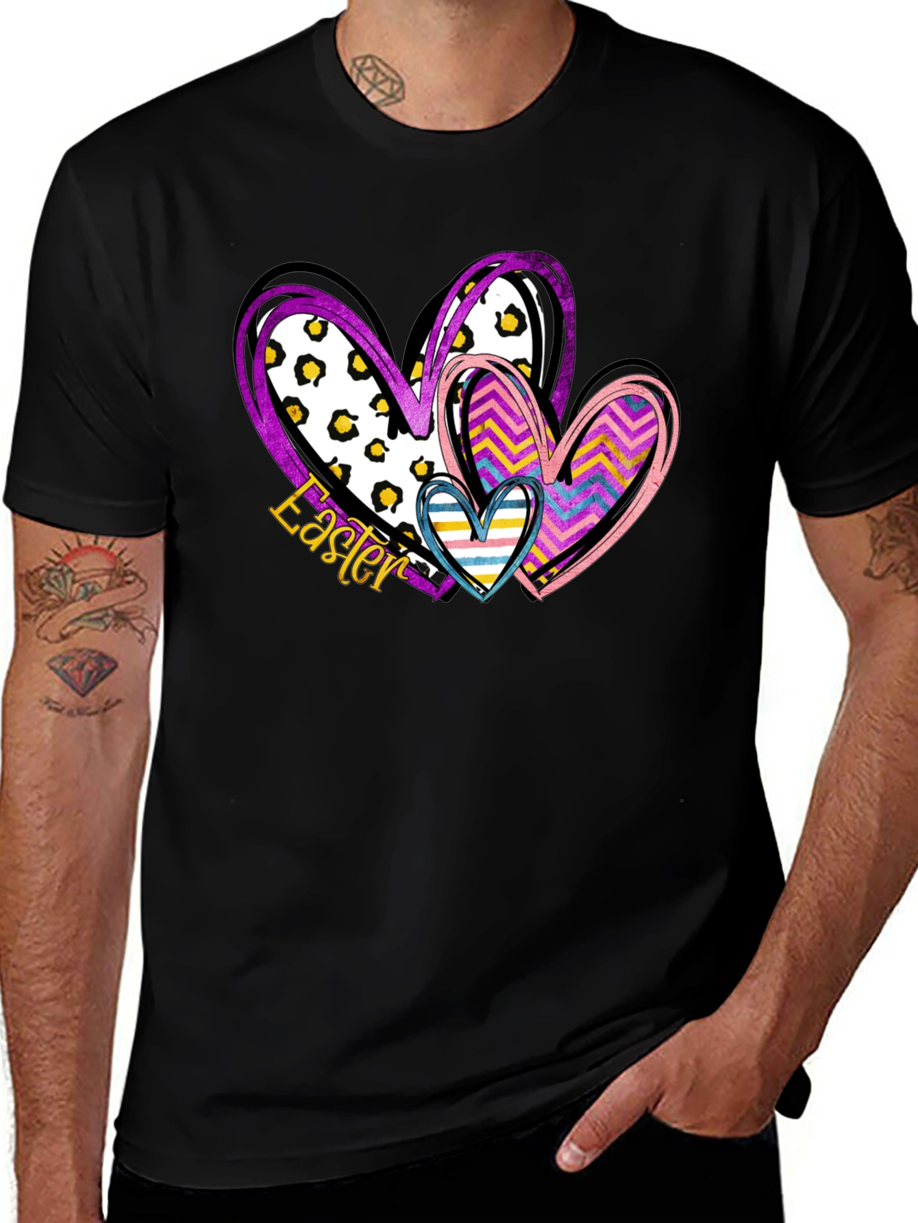 Easter Hearts Graphic Tee