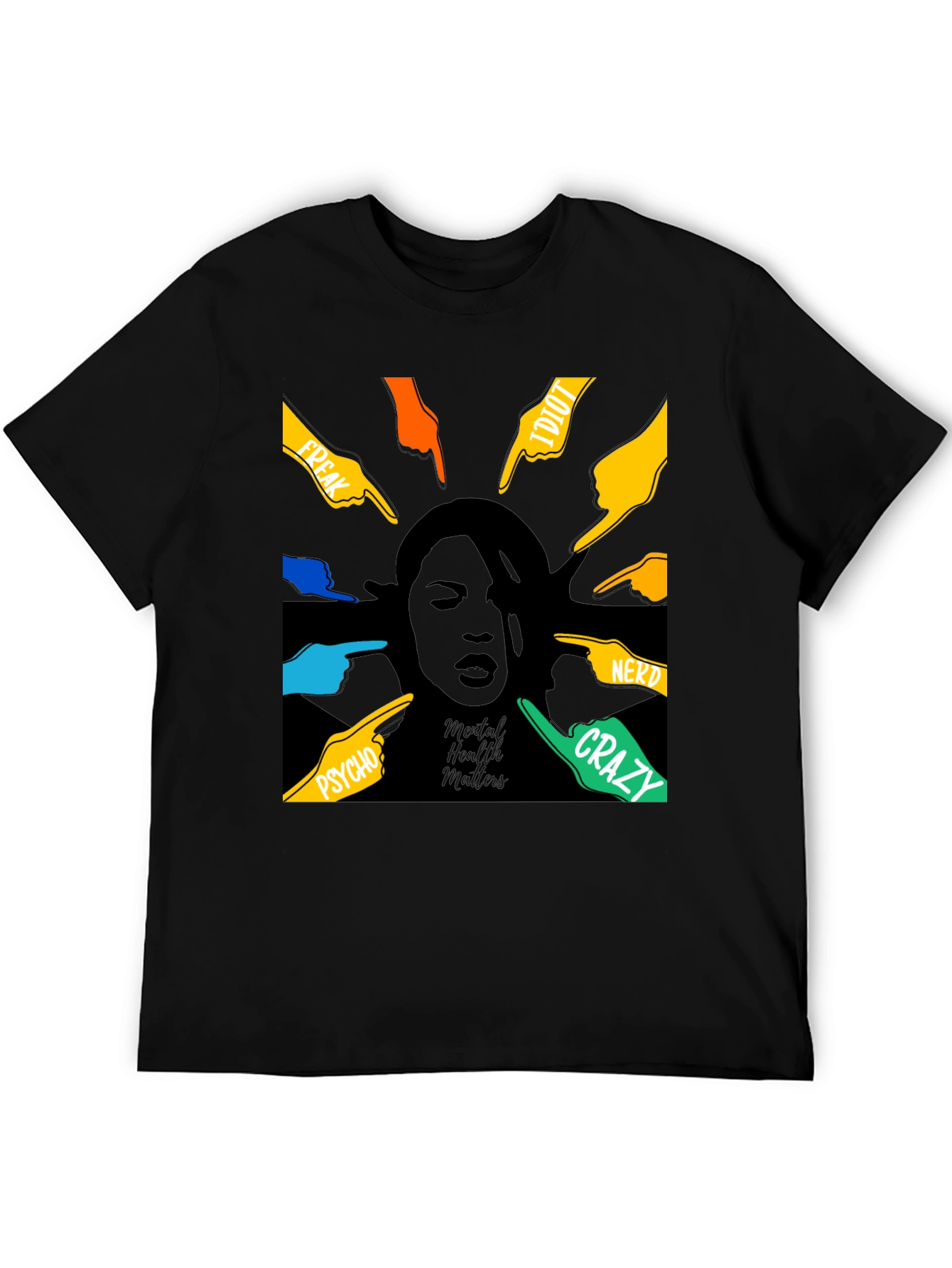 Mental Health Matters T-Shirt Black