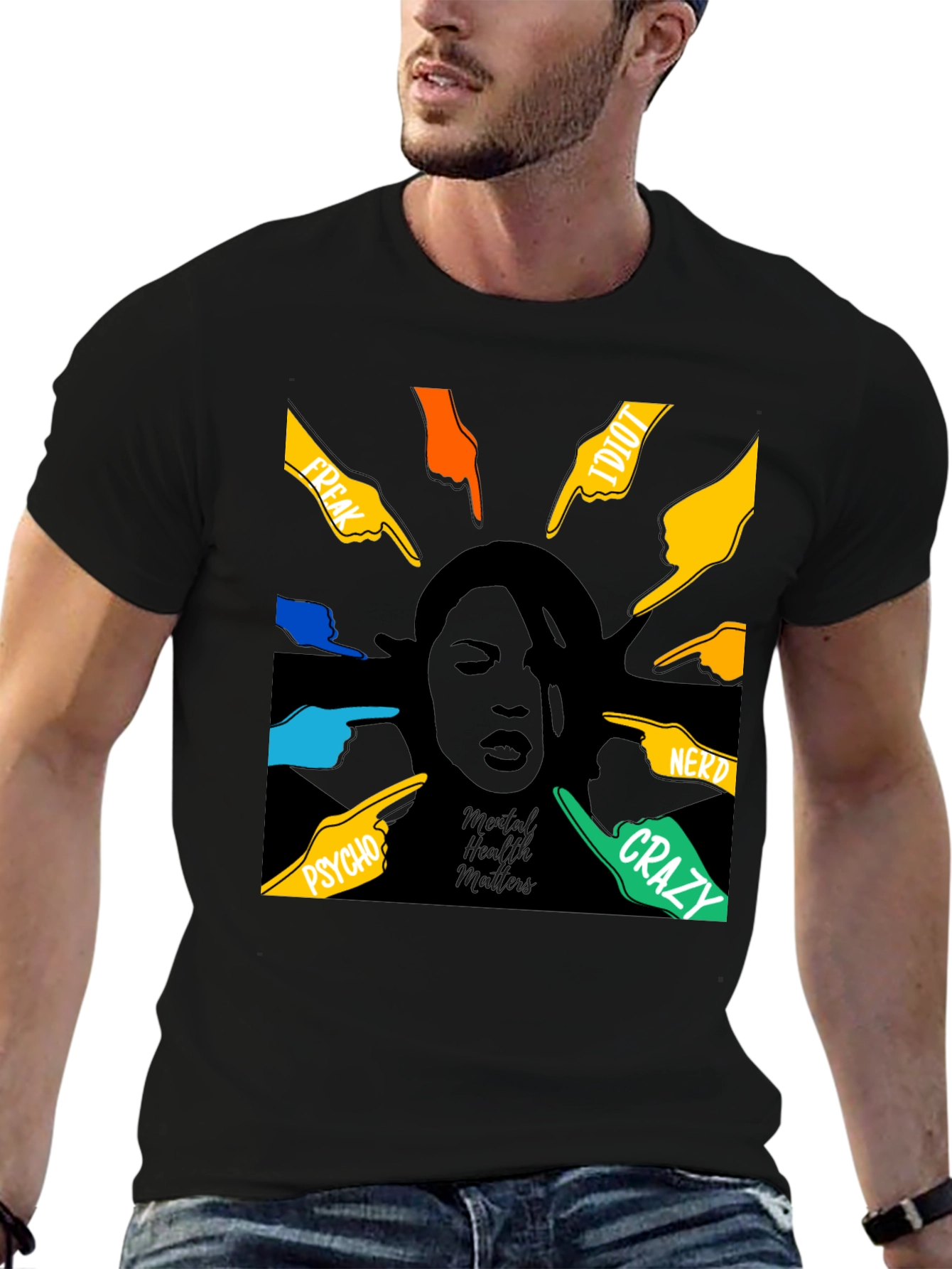 Mental Health Matters T-Shirt Black