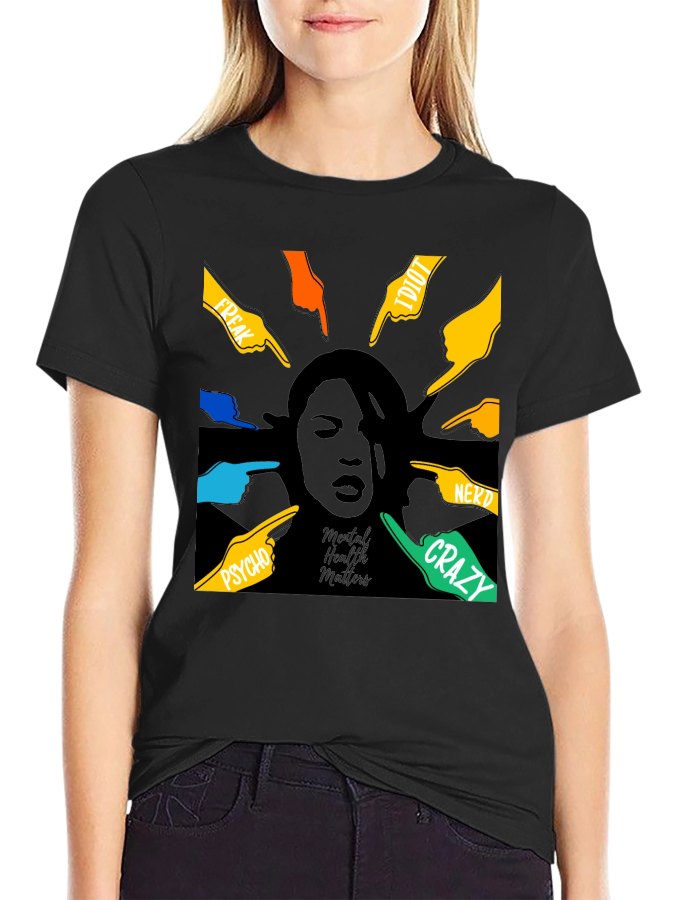 Mental Health Matters T-Shirt Black