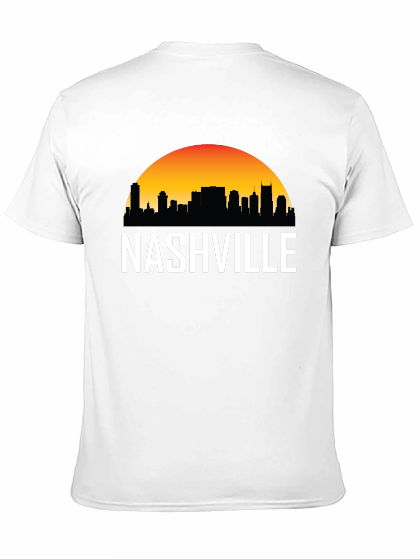 Nashville Skyline Graphic Tee - Black