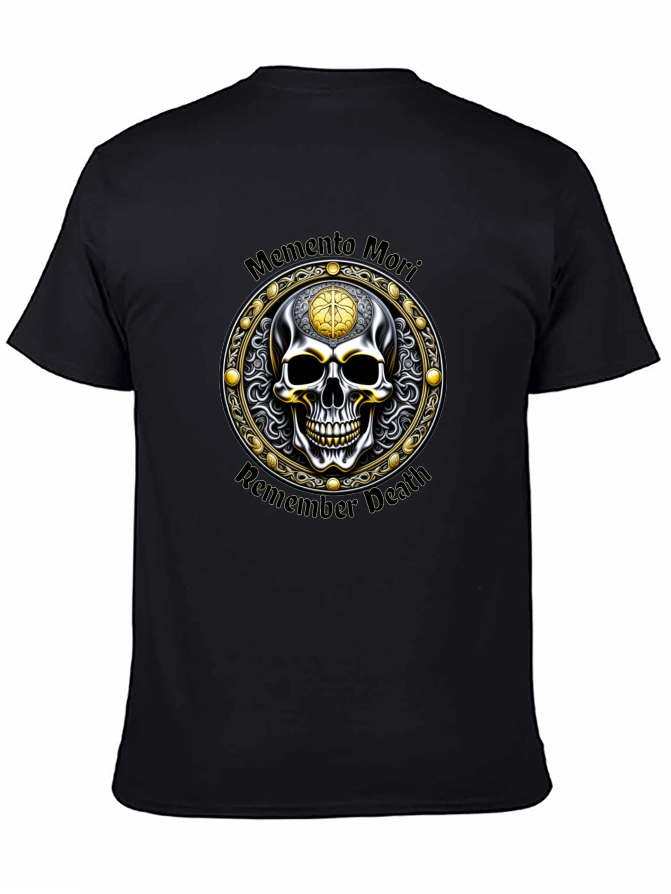 Memento Mori Skull Graphic Tee - Remember Death