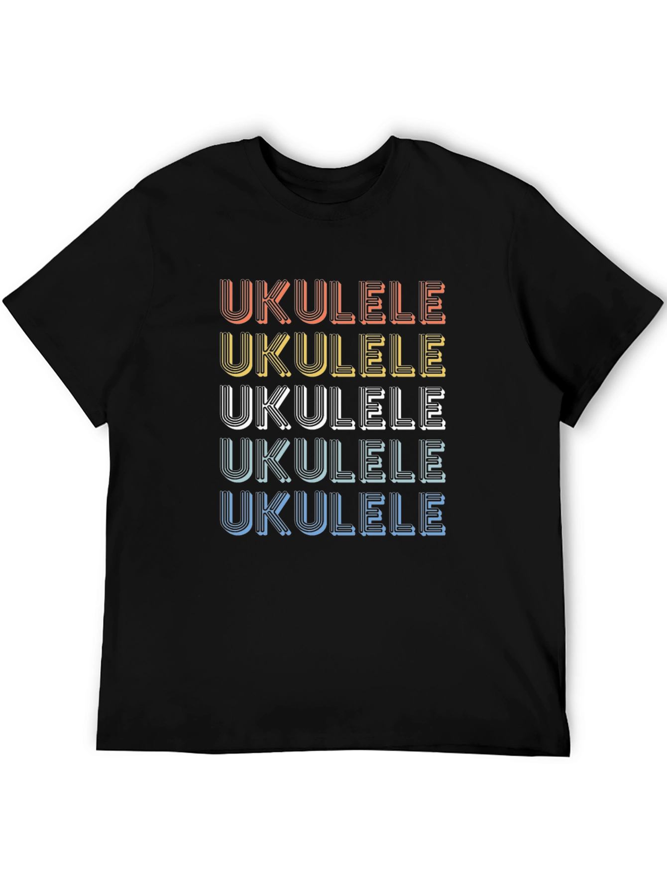 Retro Ukulele Graphic Tee - Music Lovers T-Shirt