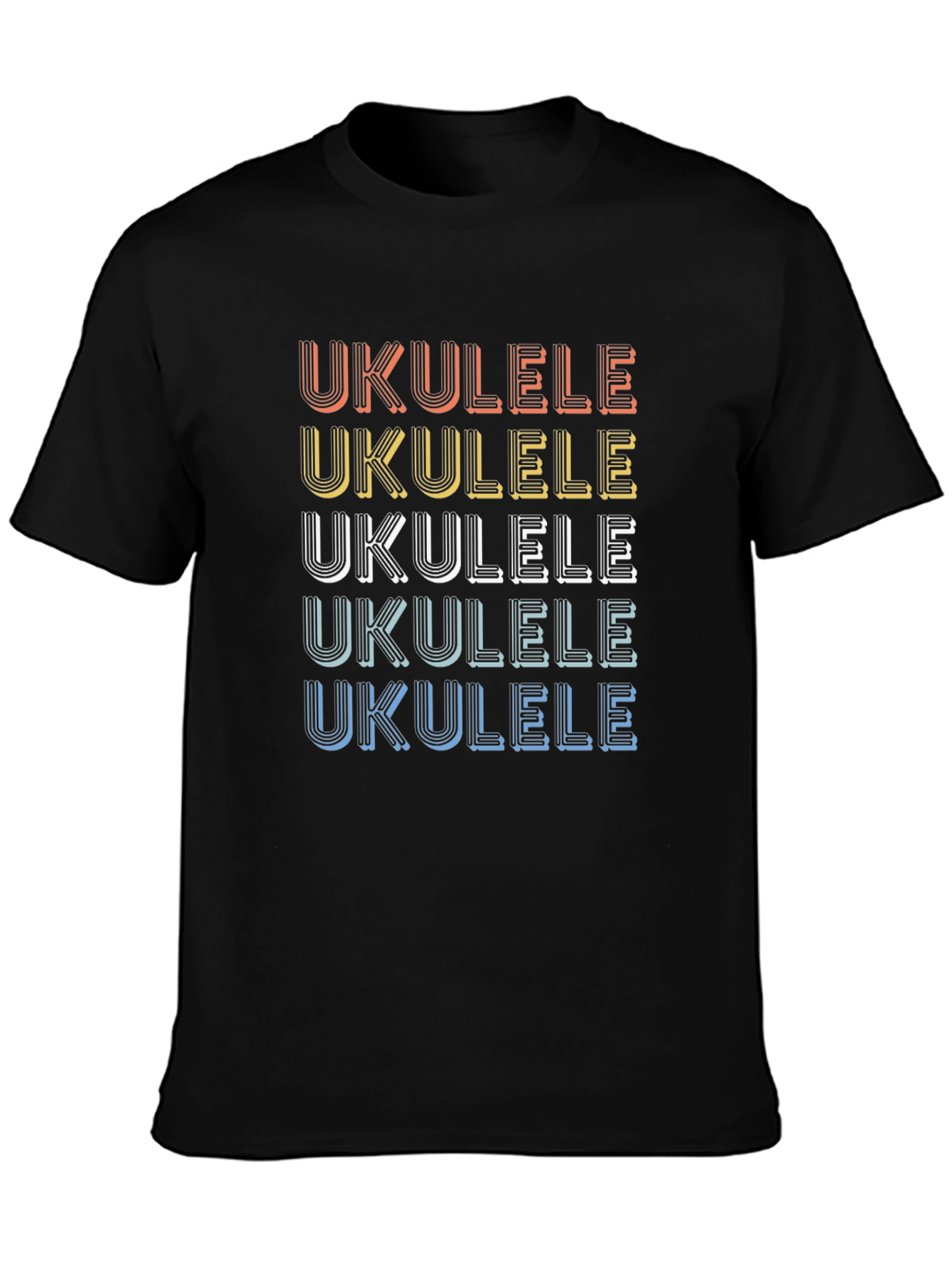 Retro Ukulele Graphic Tee - Music Lovers T-Shirt