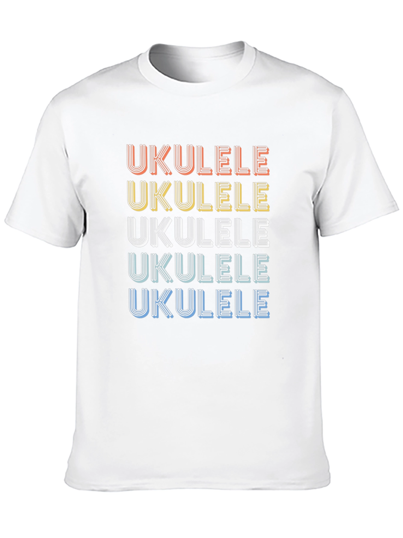 Retro Ukulele Graphic Tee - Music Lovers T-Shirt