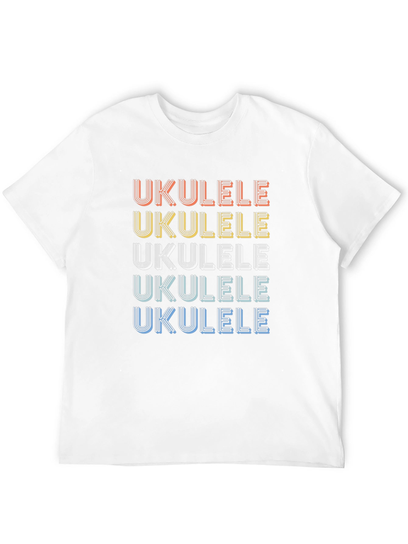 Retro Ukulele Graphic Tee - Music Lovers T-Shirt