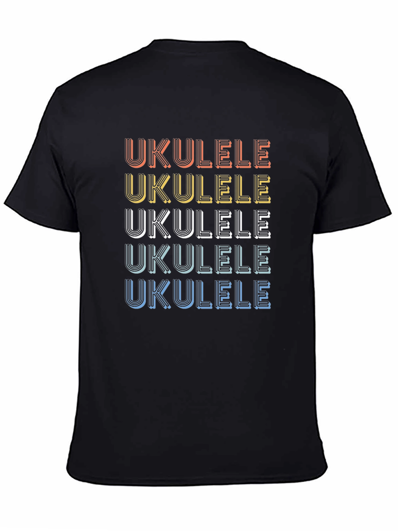 Retro Ukulele Graphic Tee - Music Lovers T-Shirt