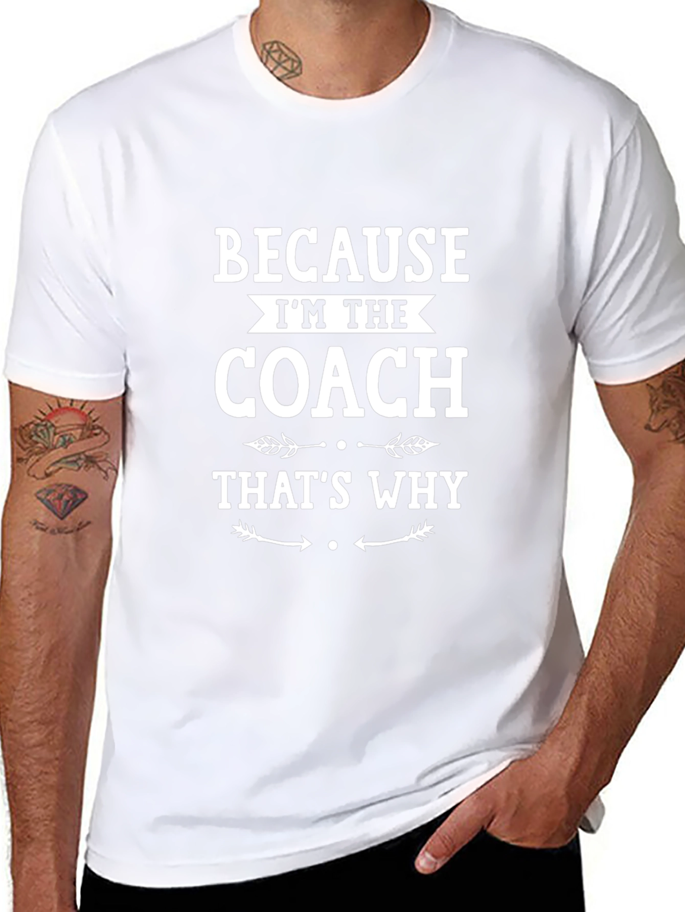 Coach Graphic T-Shirt - Funny Slogan Tee