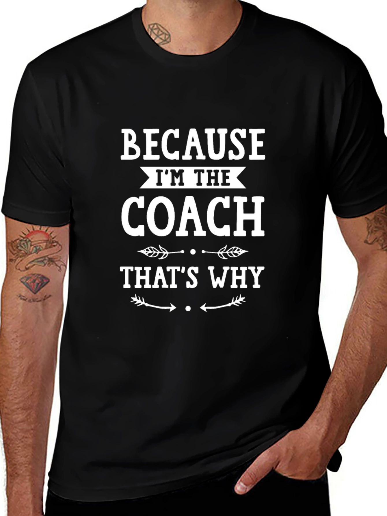 Coach Graphic T-Shirt - Funny Slogan Tee