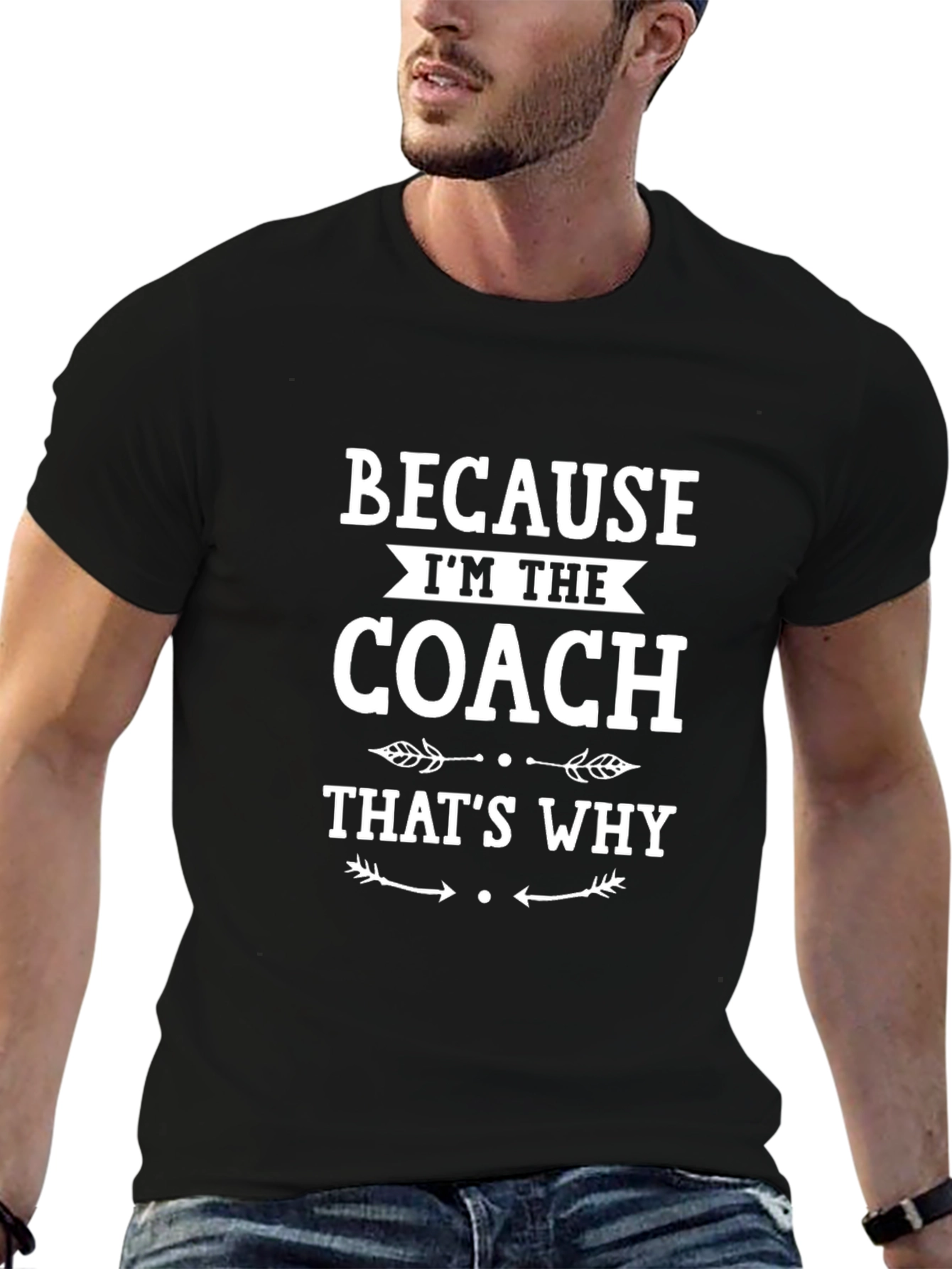 Coach Graphic T-Shirt - Funny Slogan Tee