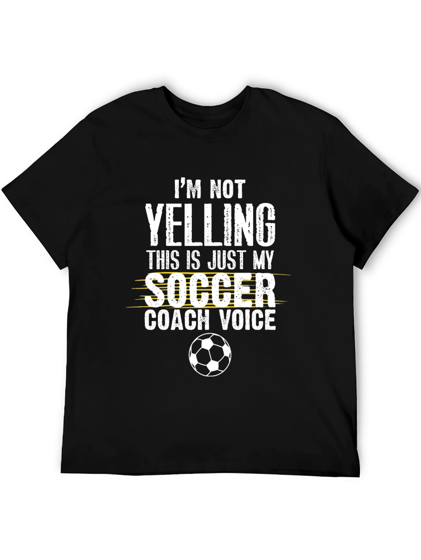 Soccer Coach Voice T-Shirt - Novelty Graphic Tee