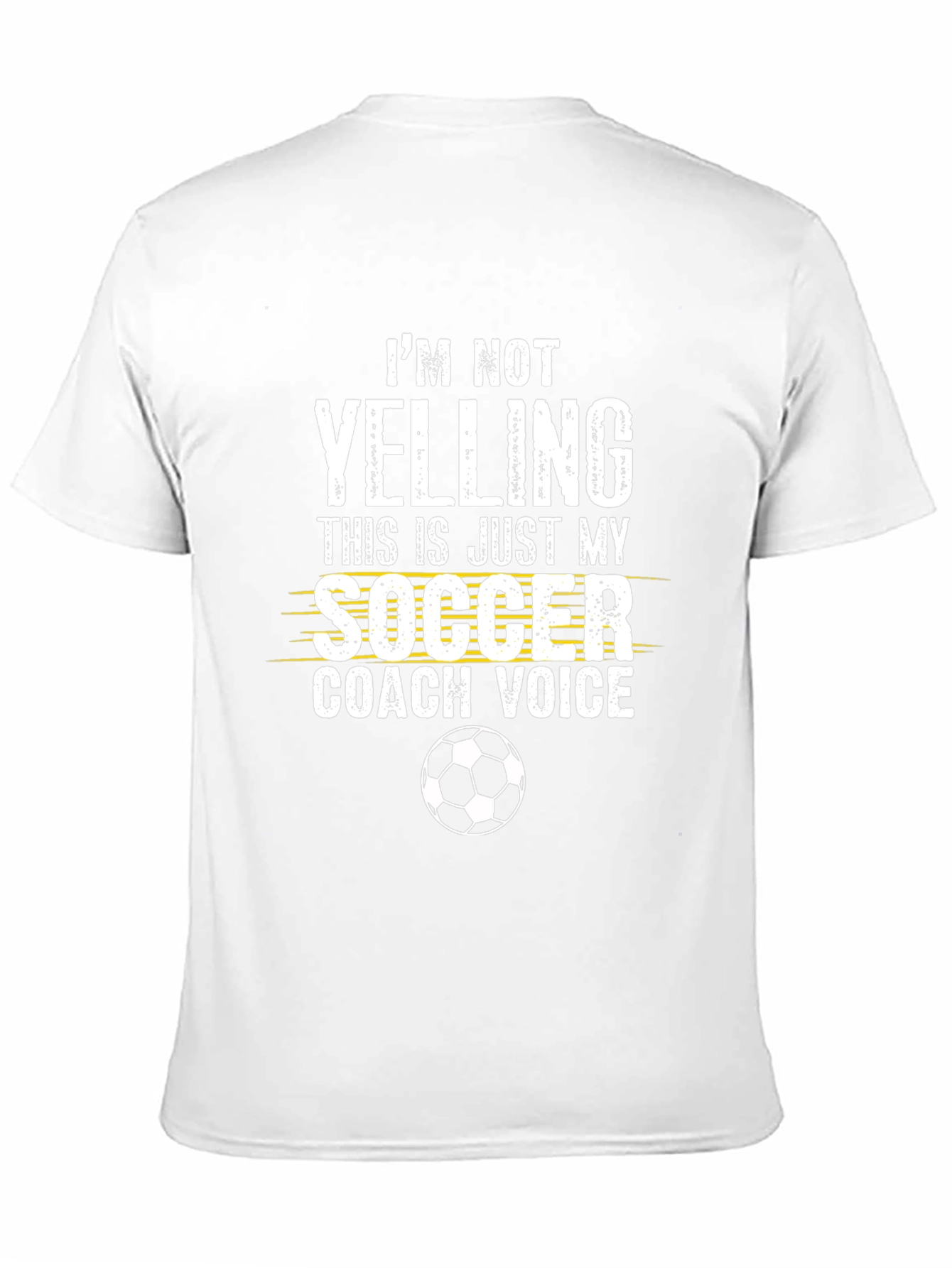 Soccer Coach Voice T-Shirt - Novelty Graphic Tee