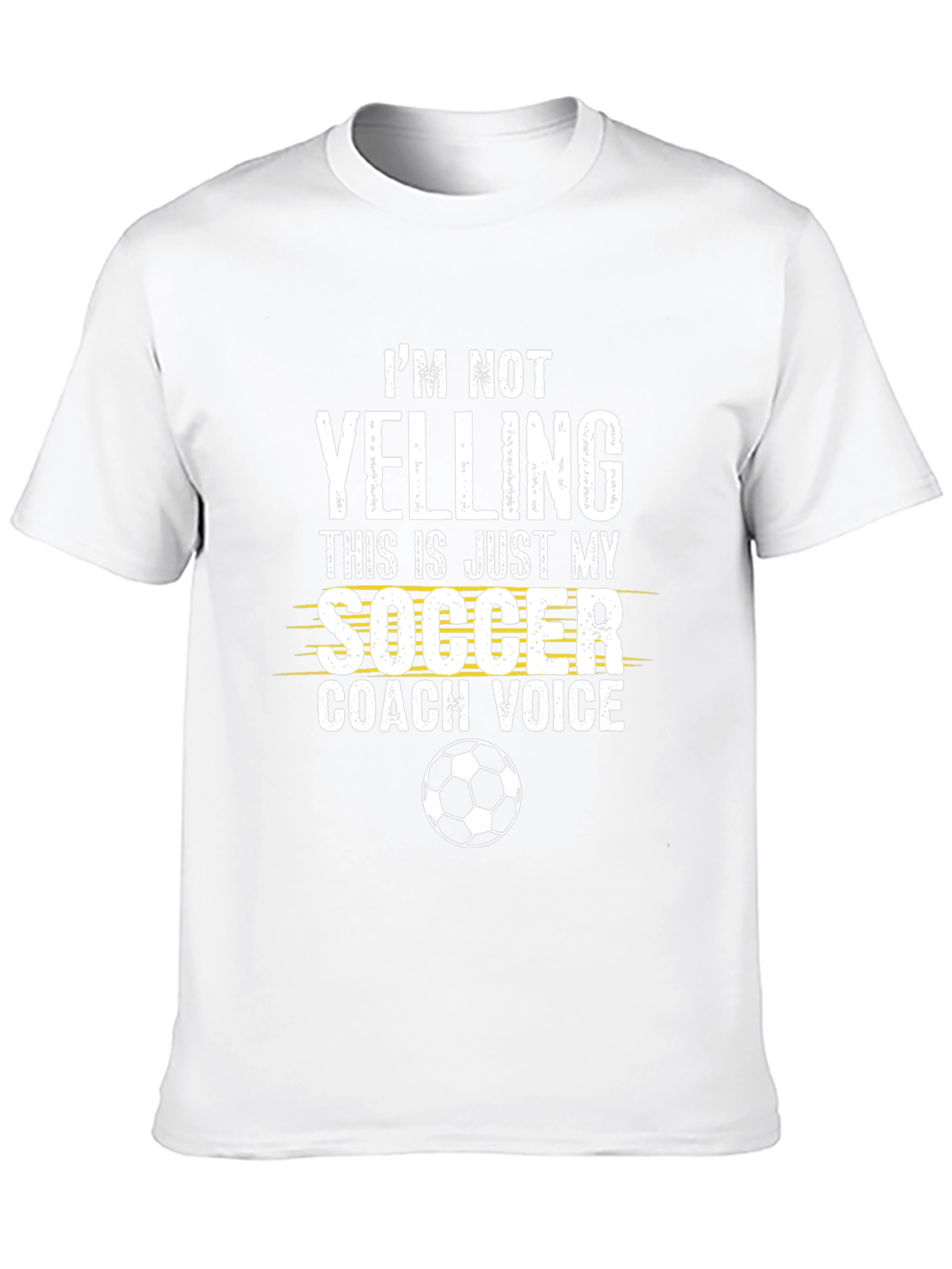 Soccer Coach Voice T-Shirt - Novelty Graphic Tee