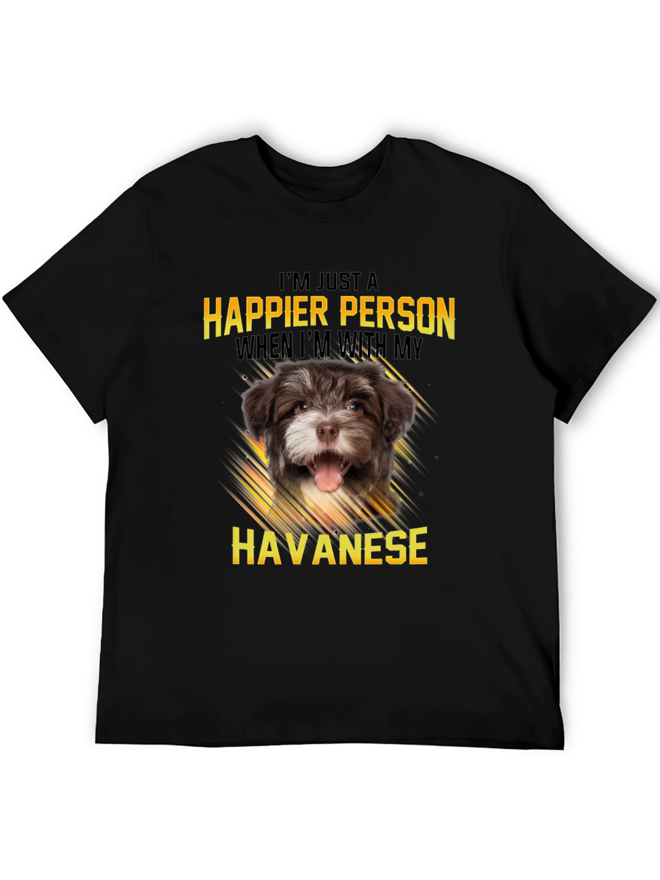 Happier Person Havanese Dog T-Shirt