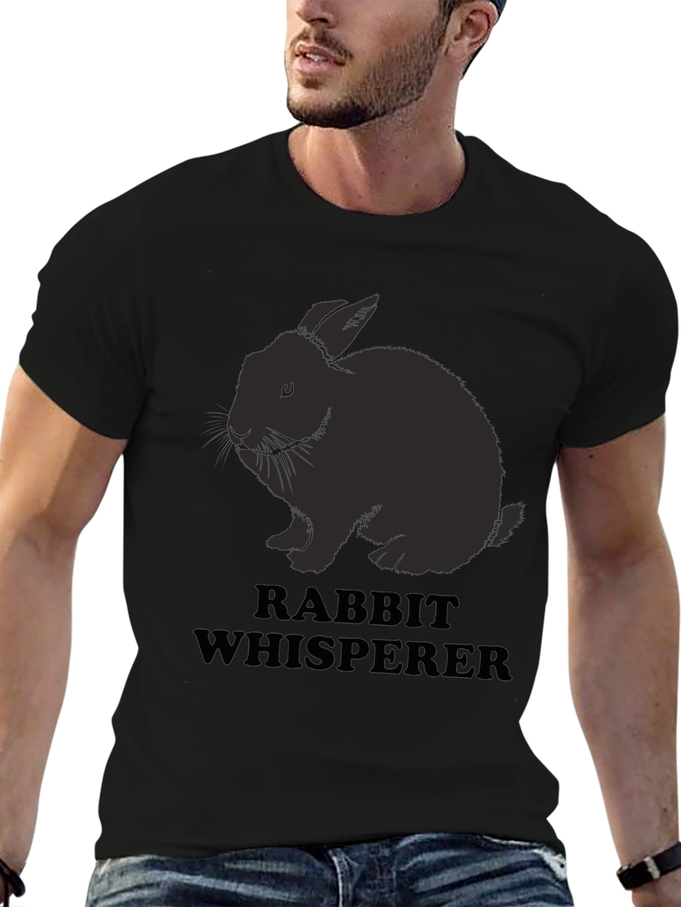 Rabbit Whisperer Graphic T-Shirt
