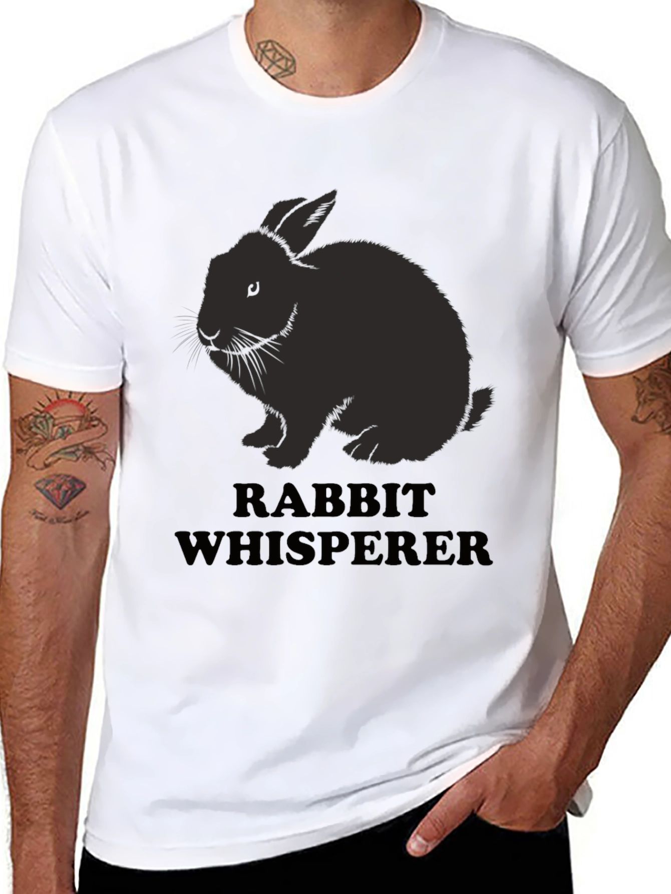 Rabbit Whisperer Graphic T-Shirt