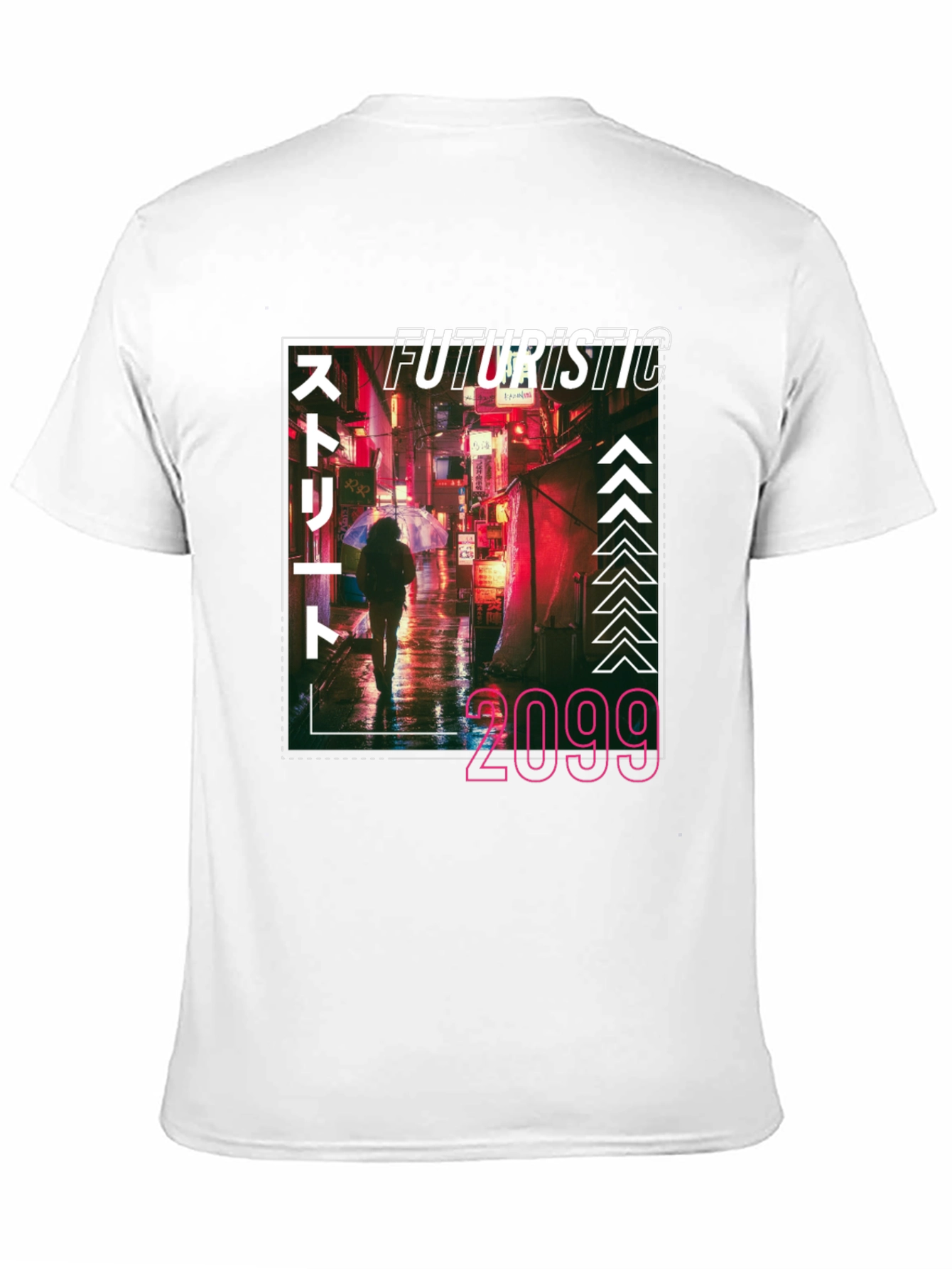 Futuristic 2099 T-Shirt - Cyberpunk Urban Style