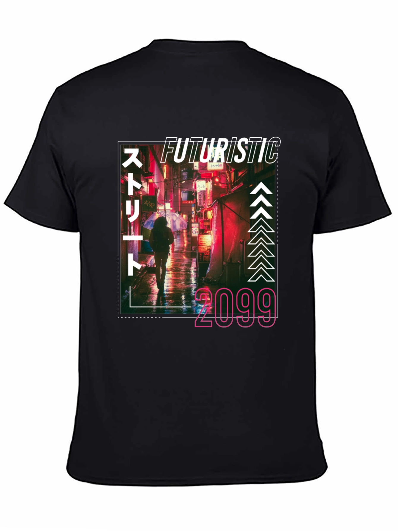Futuristic 2099 T-Shirt - Cyberpunk Urban Style
