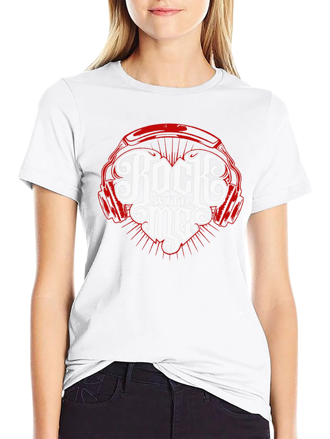 Rock With Me Graphic T-Shirt - Music Lovers Tee